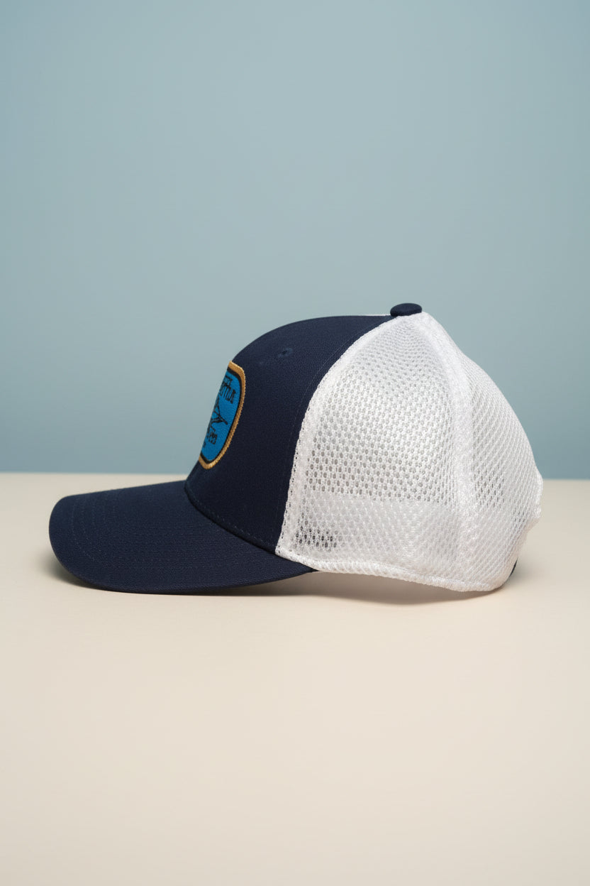 Gorra Navy y Blanco BLACK & BLUE Cabostyle®