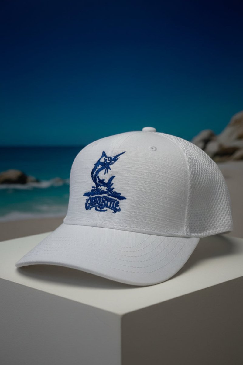 Gorra Blanca BLUE MARLIN Cabostyle® - Cabostyle Store