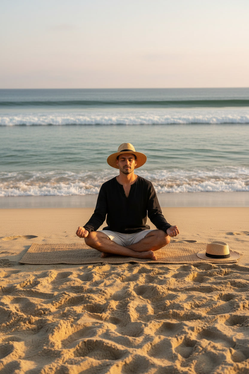 Camisa Chileno en Gauze Color Negro para Caballero | Only Cabo