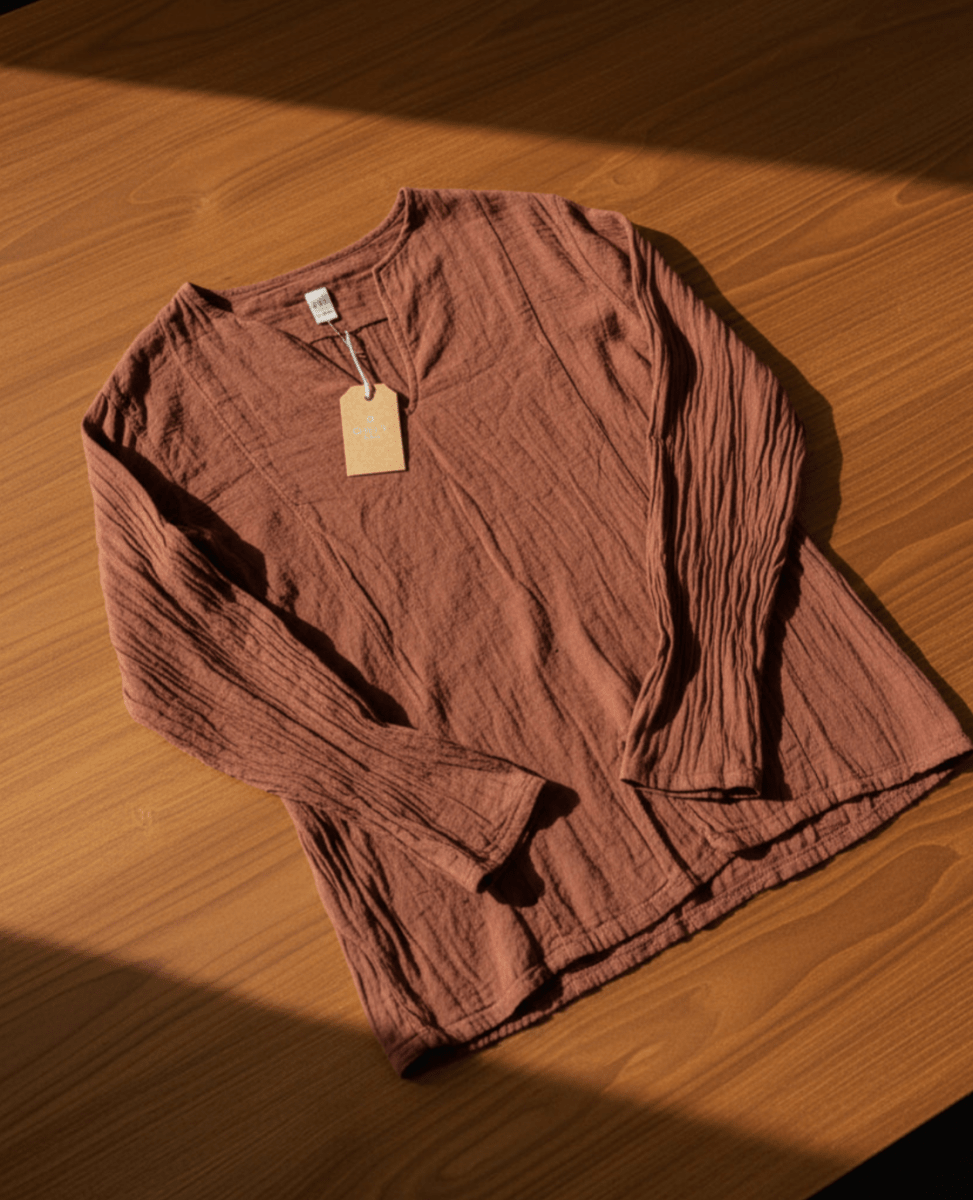 Camisa Chileno en Gauze Color Toasted Coconut para Caballero | Only Cabo - Cabostyle Store