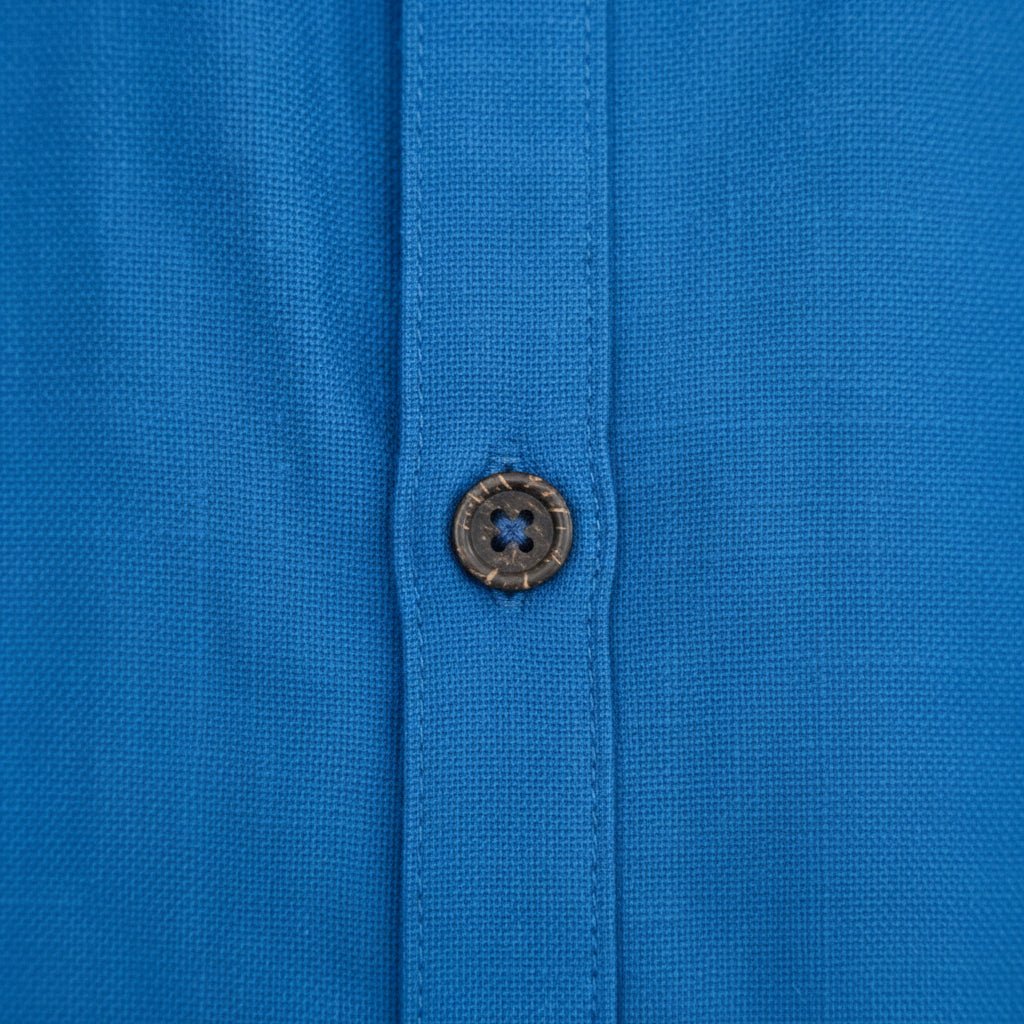 Camisa Toscana Azul Manga Corta Slim Fit - Cabostyle Store