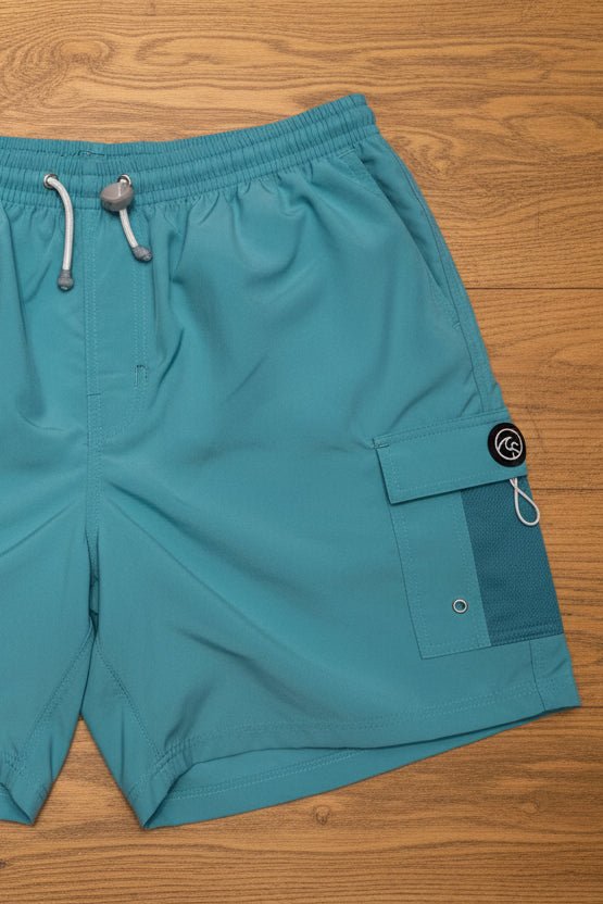 Short de Baño Cargo COASTAL Hombre Mint | Cabostyle® Los Cabos - Cabostyle Store
