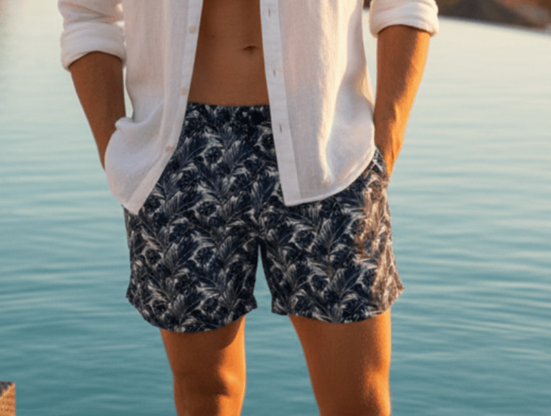 Short de Baño MARINE 5" para Hombre Obeliscos | Cabostyle® - Cabostyle Store